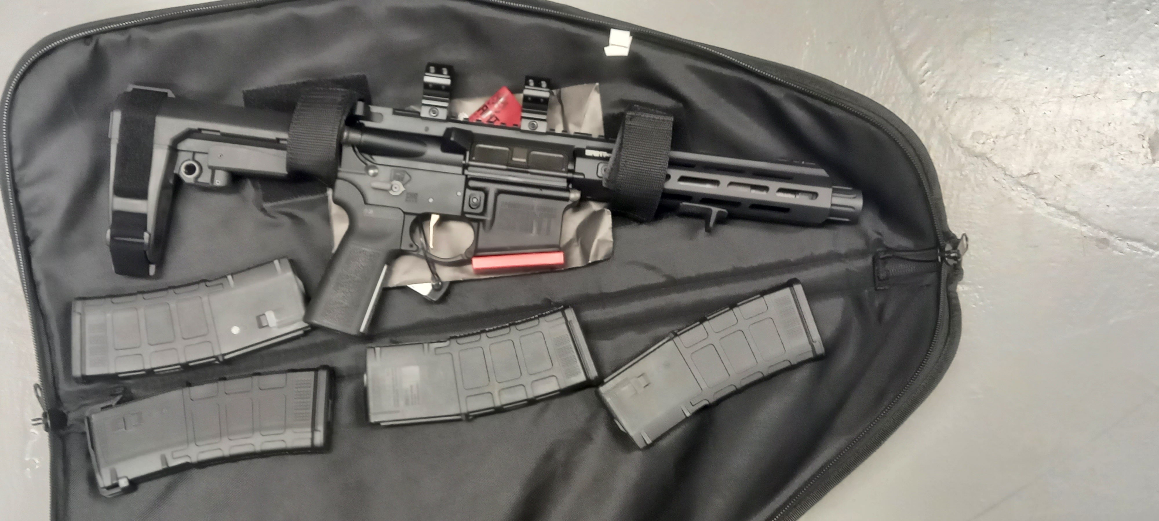 RIFLE SEMI 223 / 5.56 REM SPRINGFIELD SAINT VICTOR PISTOL 7.5″