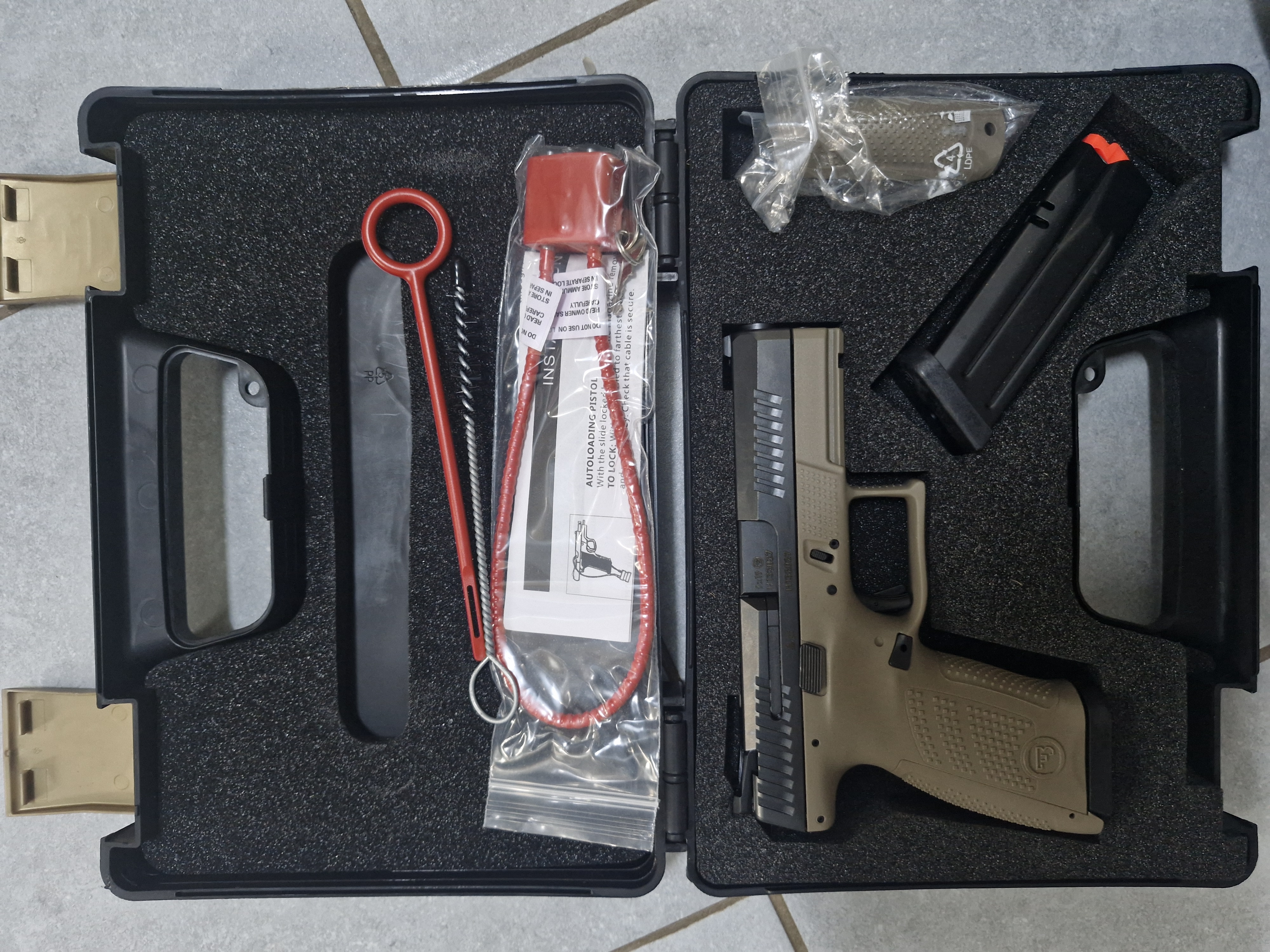 CZ P-10 semi auto handgun