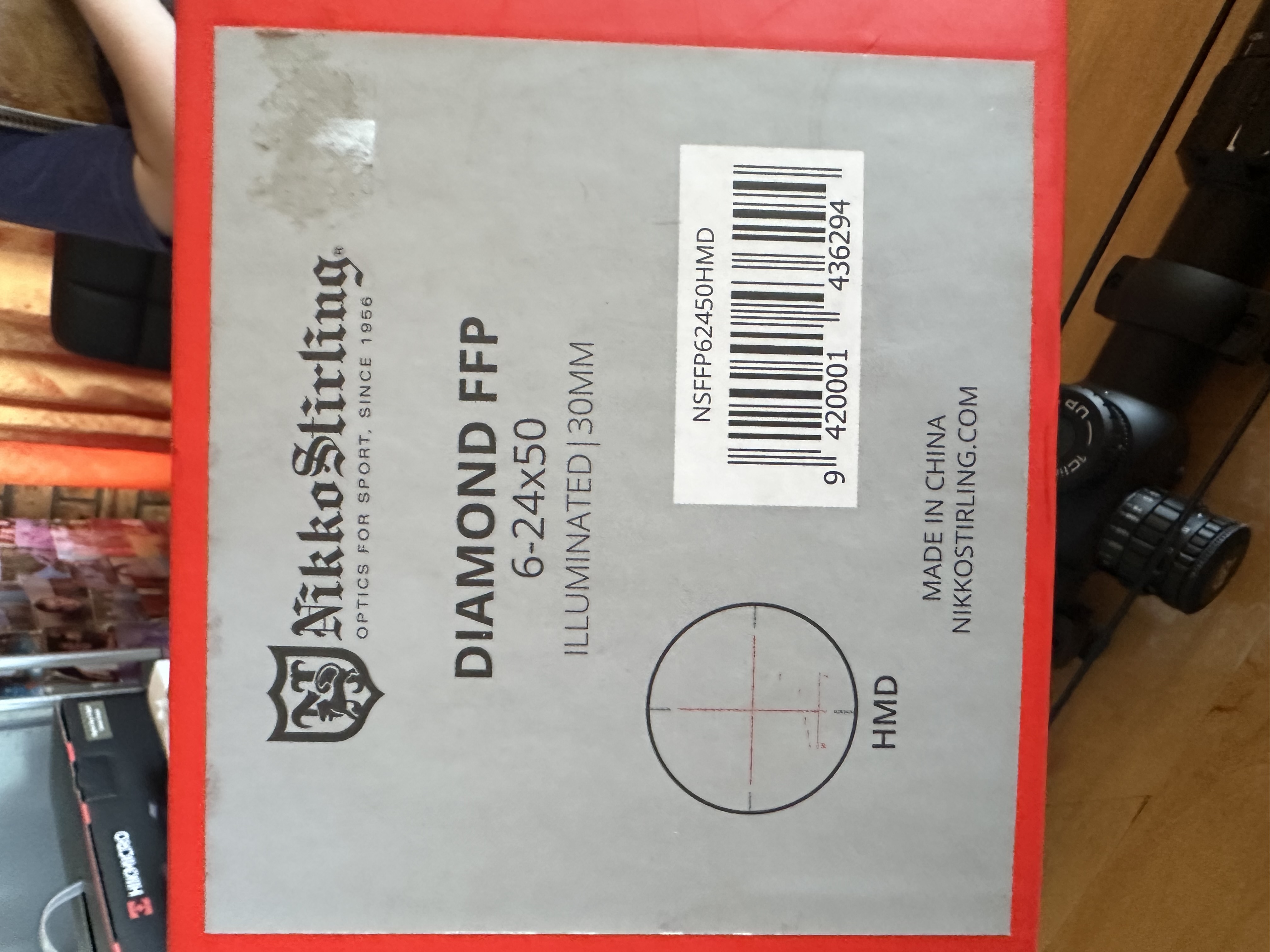 Nicko Sterling Diamond FFP 6-24x50 scope - Image 1