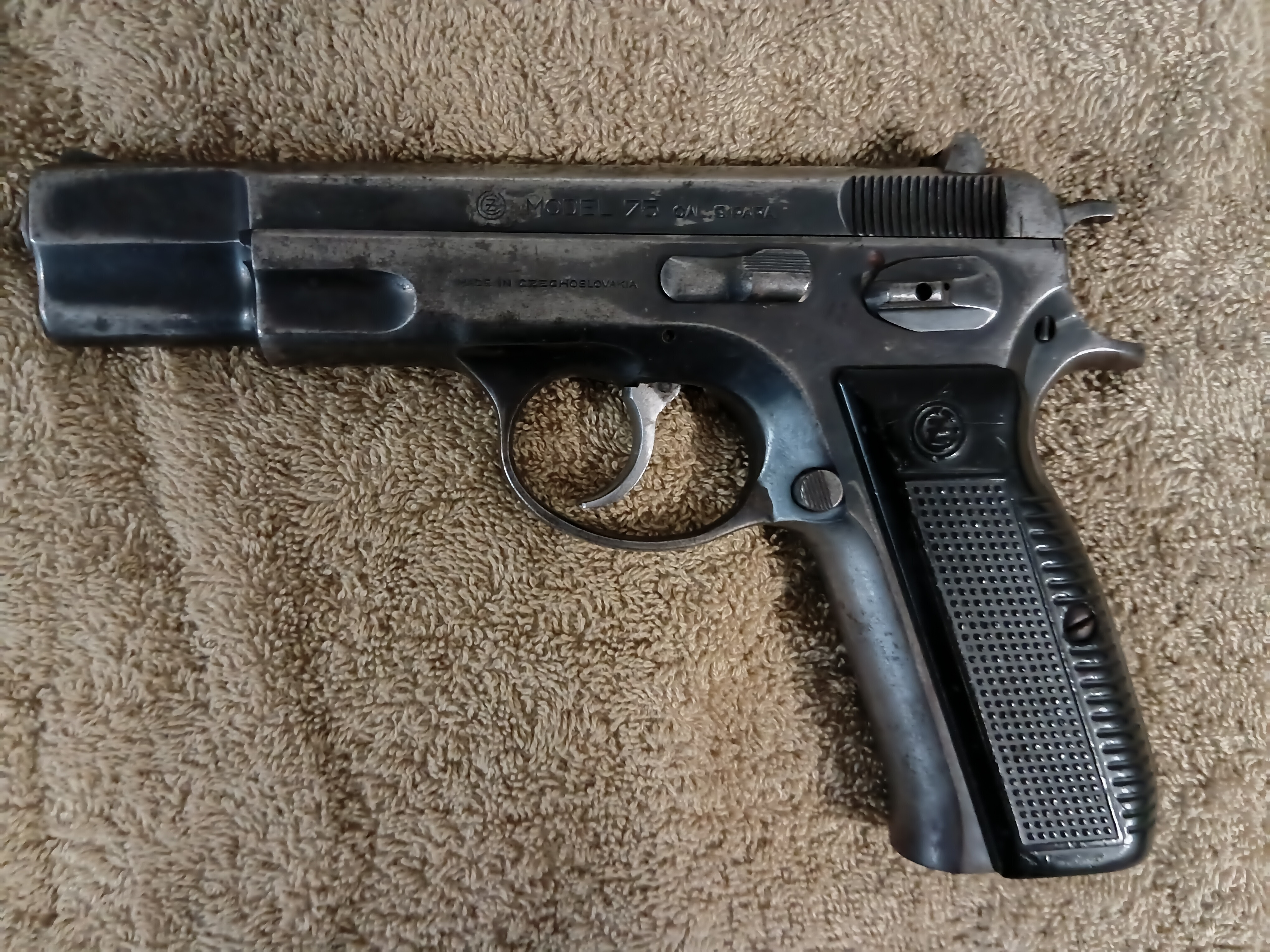 9mm CZ Model 75 pistol