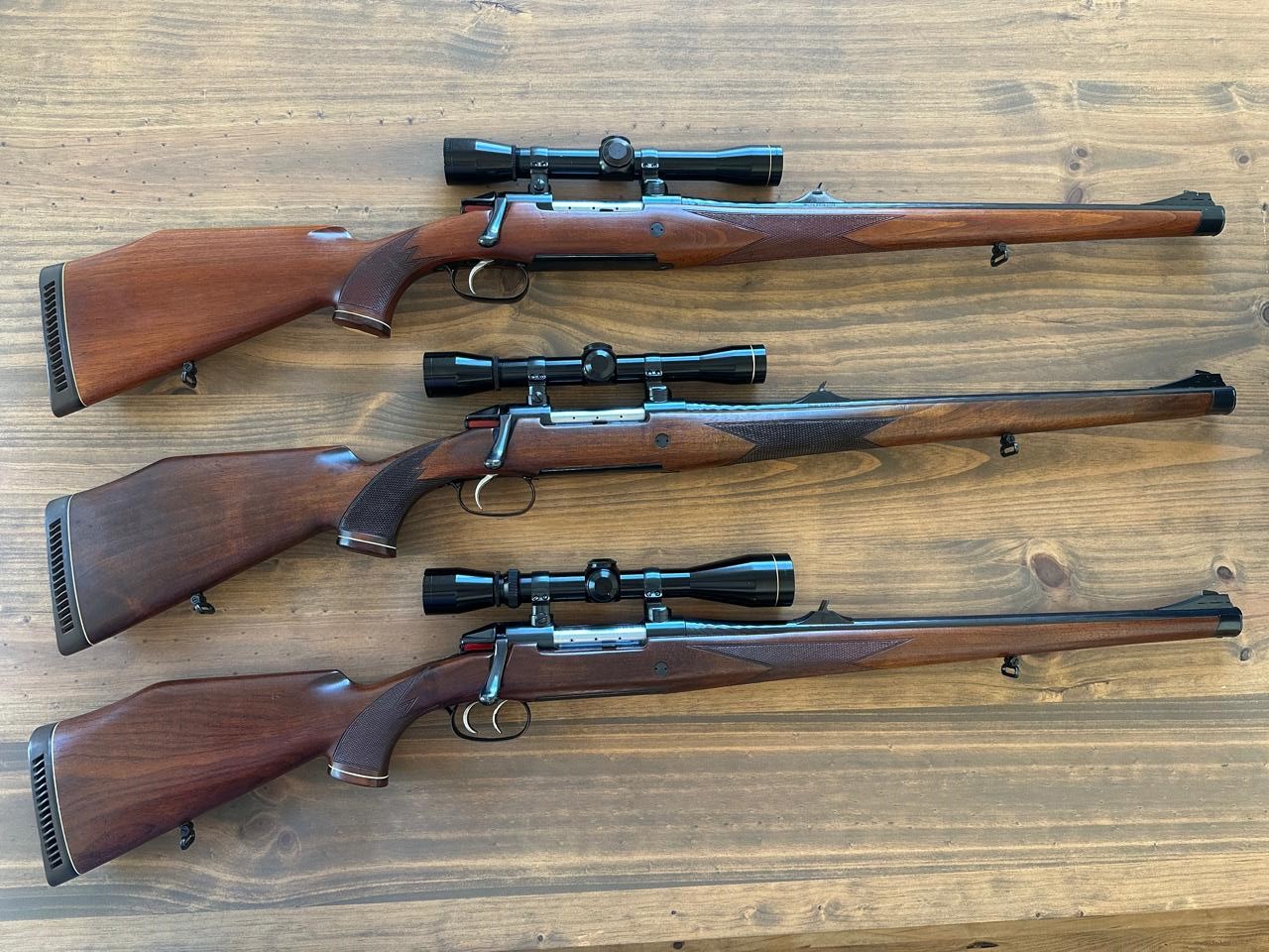 3 x Mannlicher Schonauer