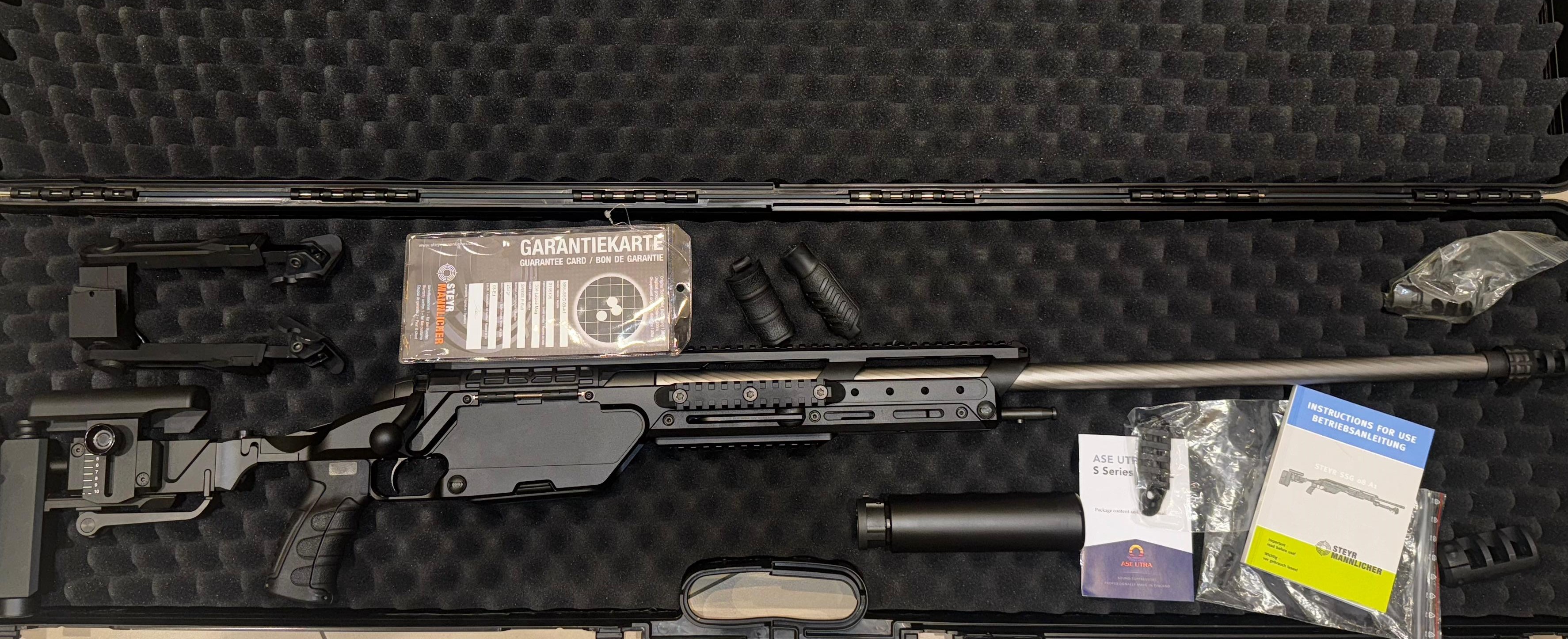 Steyr Mannlicher SSG 08-A1 338 Lapua Sniper Rifle