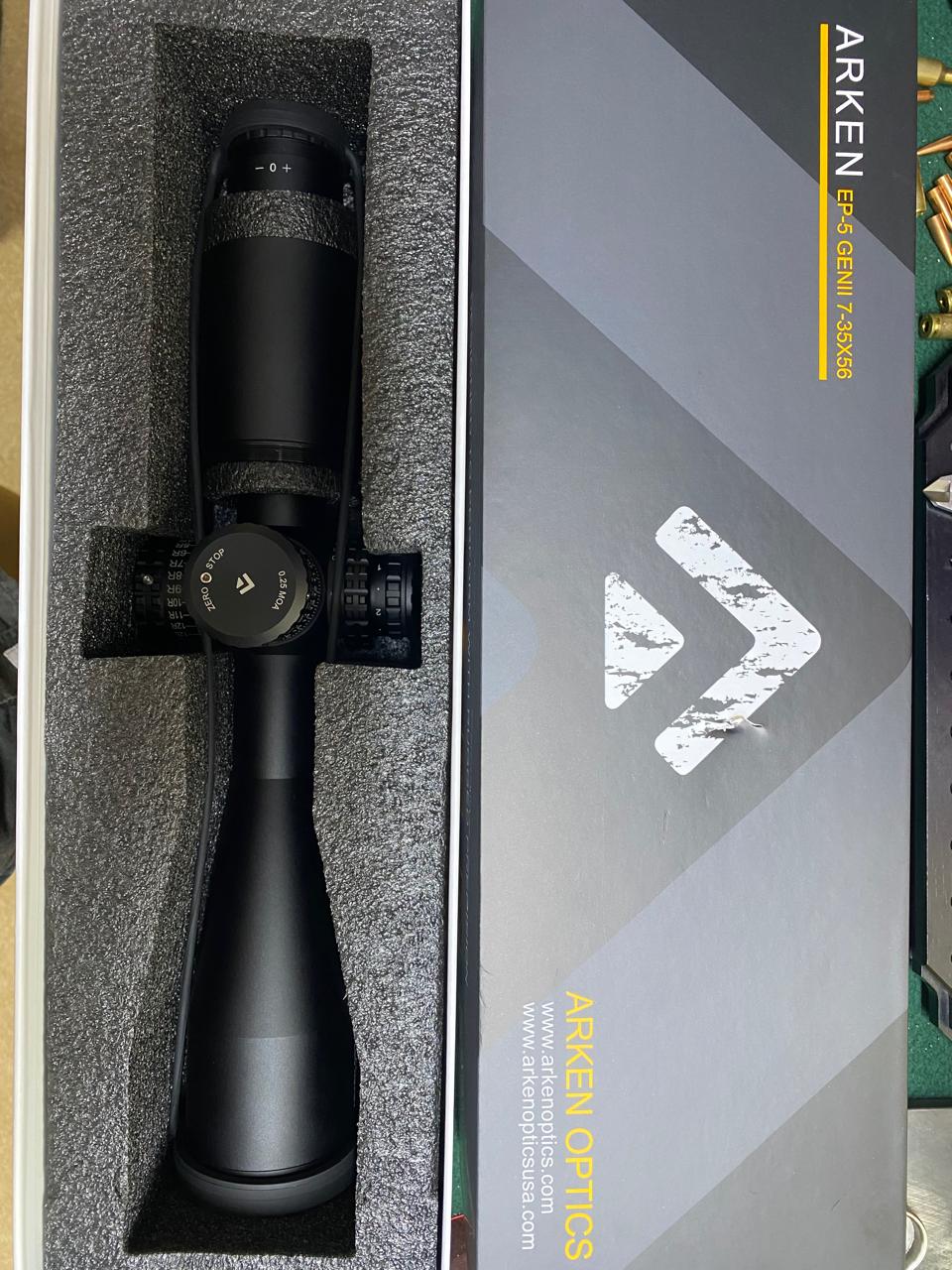 Arken EP5 7-35 GENII and Burris XTR rings