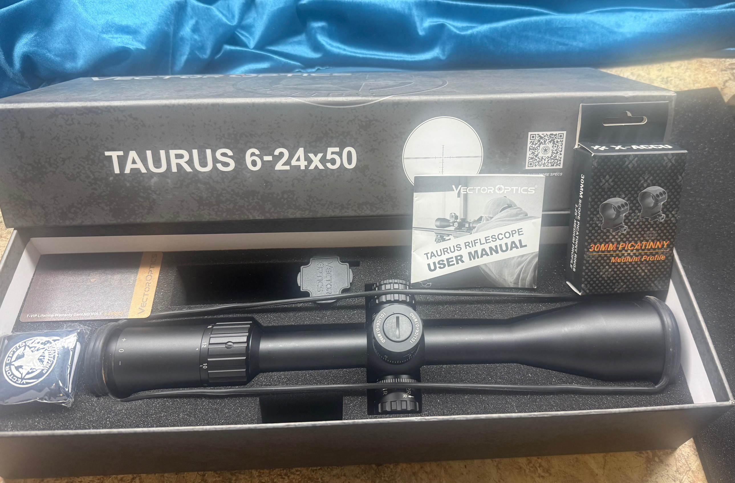 Vector 6 - 24. X 50 Scope As new