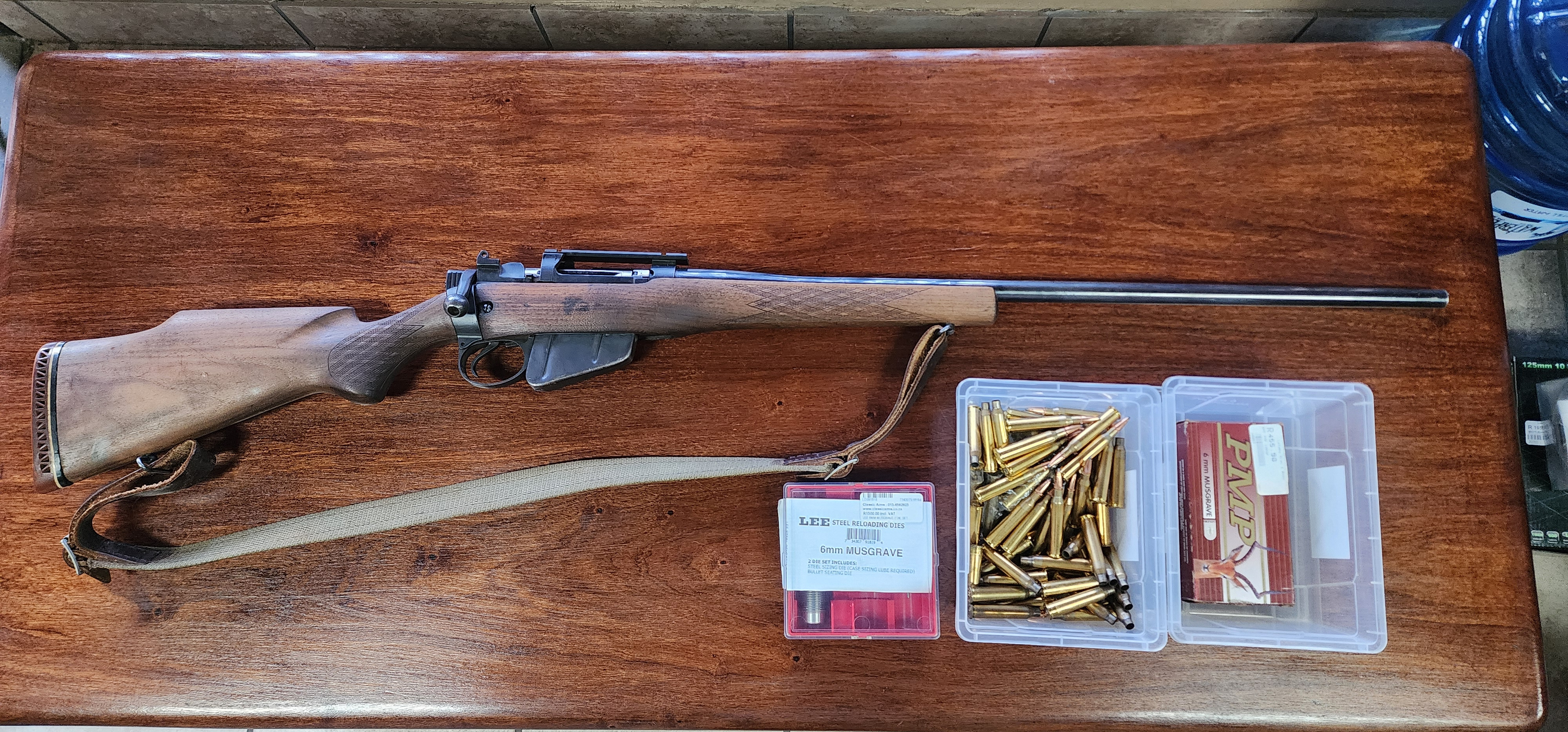 6mm Musgrave Rifle with extras