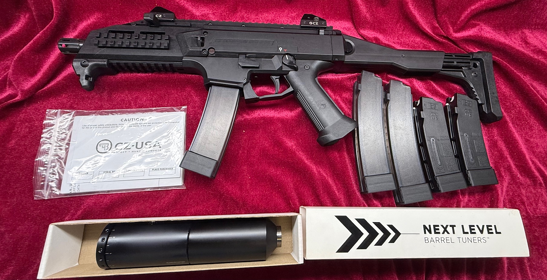 CZ Scorpion 9mm NEW and unfired - Image 5