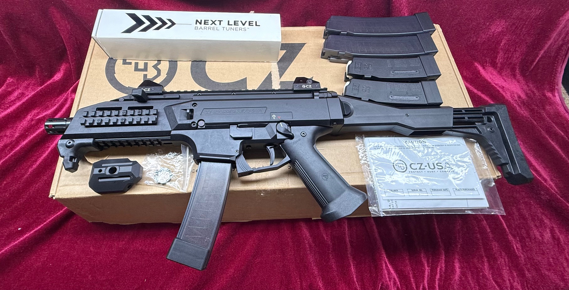 CZ Scorpion 9mm NEW and unfired - Image 1