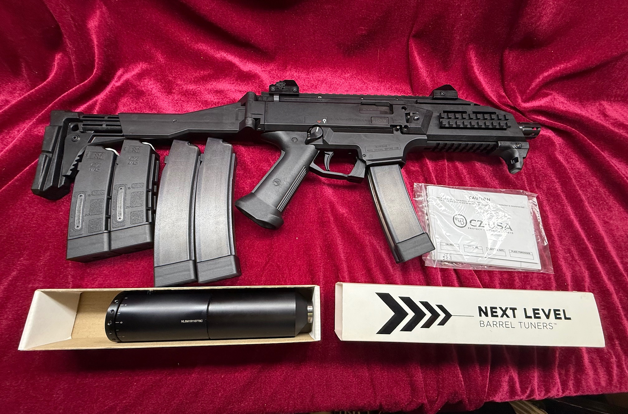 CZ Scorpion 9mm NEW and unfired