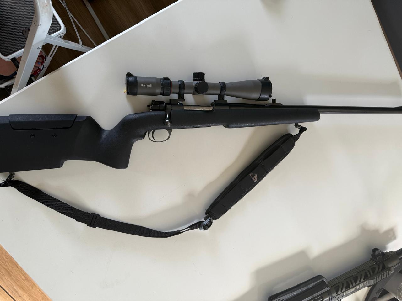 Truvelo .375, 26 duim loop met Bushnell Nitro scope